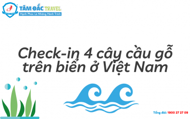 Check-in 4 cây cầu gỗ trên biển ở Việt Nam